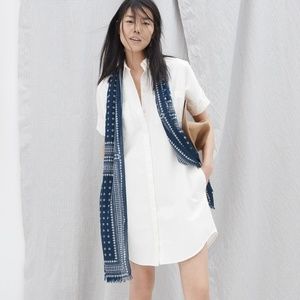 Madewell White Courier Shirt Dress XXS
